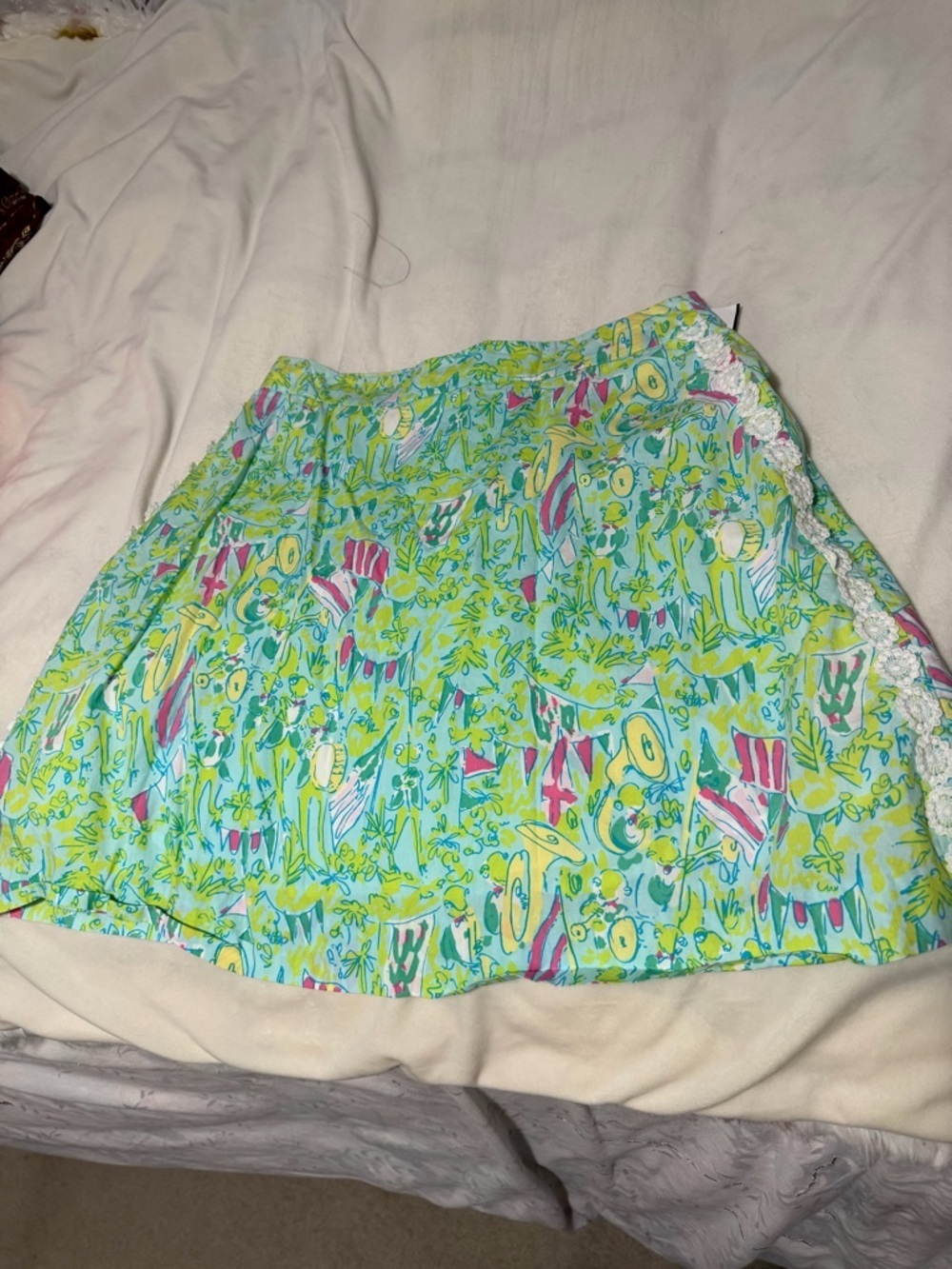 Lilly Pulitzer Hops & Pops Skirt Holy Grail RARE Size 4